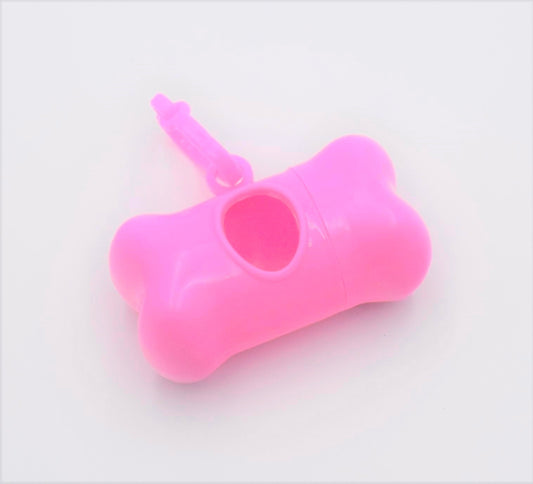 Pink Poop Bag Dispenser